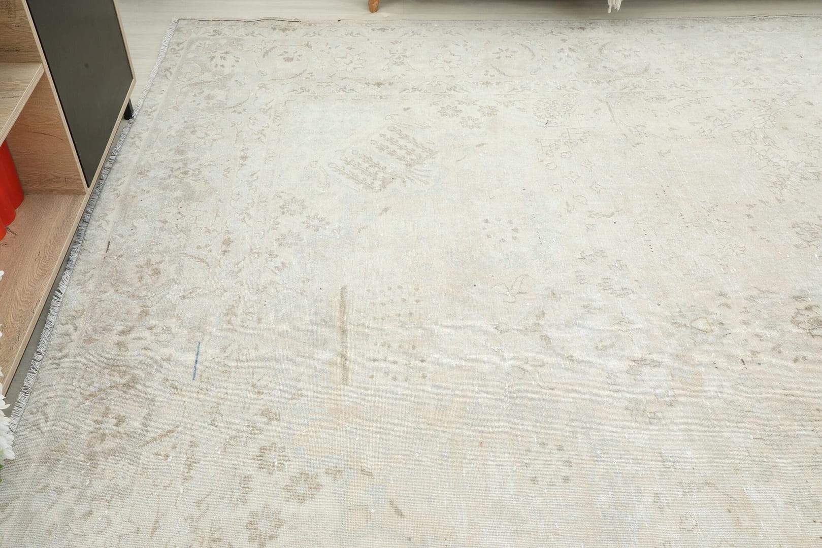 10x13 Handwoven Beige Brown Rug, Oversize Oushak Rug, 10x13 Vintage Rug,Bedroom Oushak Rug, Persian Rug,Turkish Living Room Rug, 9.8x13.3 Ft - Image 6